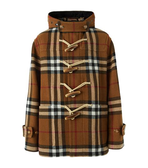 vintage burberry duffle coat